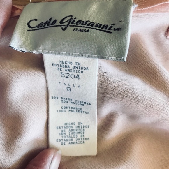 Carlo Giovanni Pink Lace Overlay Dress - Picture 8 of 12